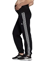 Dámské těhotenské kalhoty / tepláky Essentials W GS8614 Černá s bílou - Adidas