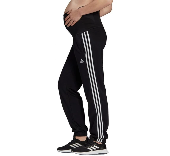 Dámské těhotenské kalhoty / tepláky Essentials W GS8614 Černá s bílou - Adidas