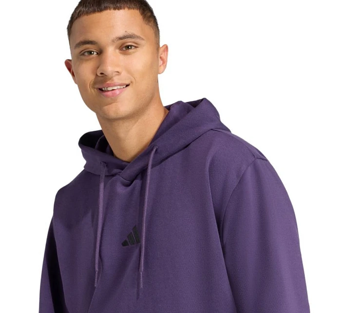 Pánská mikina adidas Essentials Feelcozy purple JX5661 pánské barvy