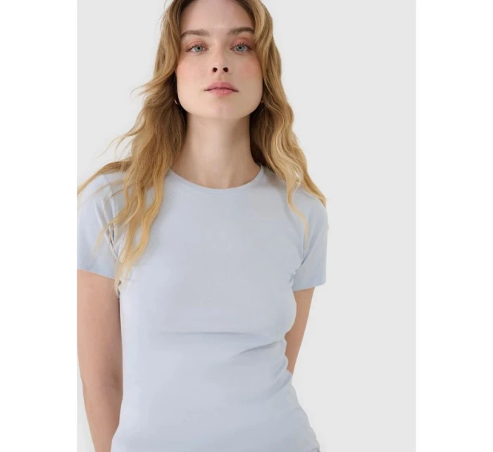 Dámské modalové tričko slim 4F 4FWSS25TTSHF1995-34S Dámské modalové tričko slim 4F 4FWSS25TTSHF1995-34S