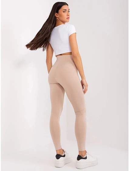 Dámské legíny LK model 20592276 béžové - Rue Paris Dámské legíny LK model 20592276 béžové - Rue Paris