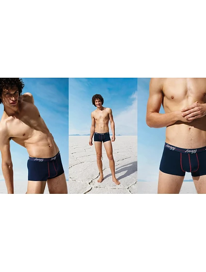 Pánské boxerky Start Hipster C2P box BLUE DARK COMBINATION model 18540773 - Sloggi Pánské boxerky Start Hipster C2P box BLUE DARK COMBINATION model 18540773 - Sloggi