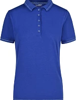 Daiber JN 568 Dámské žerzejové elastické polo 02.0568 royal/white