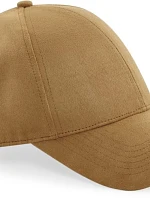 Beechfield B 656 6 panelová kšiltovka "Faux Suede" 53.0656 caramel