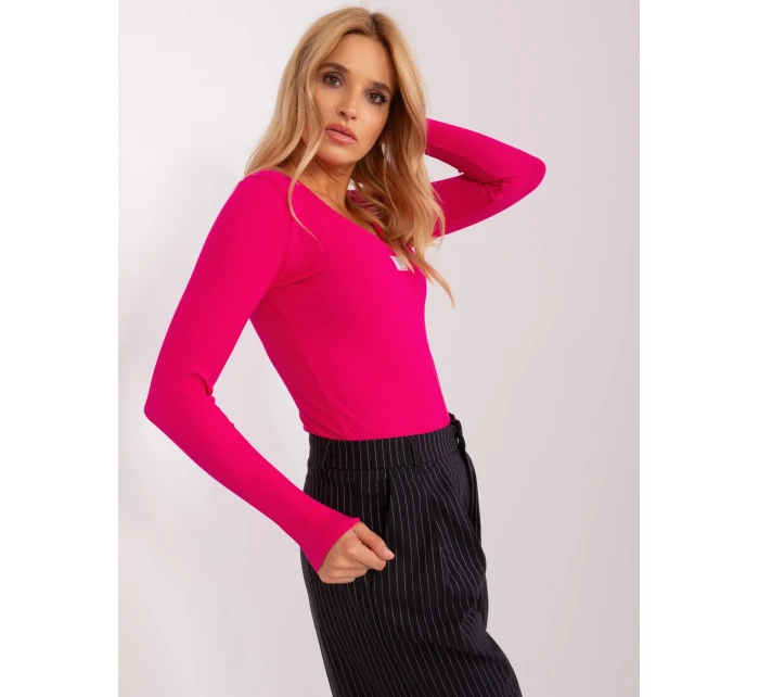 Bluzka RV BZ model 18955302 fuksjowy - FPrice Bluzka RV BZ model 18955302 fuksjowy - FPrice