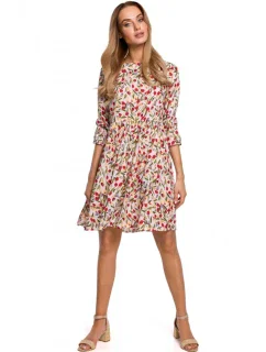 model 15105249 Šaty s nařasenými rukávy model 5 - Moe