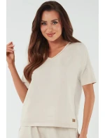 Dámská halenka model 21280833 béžová - Italian Fashion Dámská halenka model 21280833 béžová - Italian Fashion