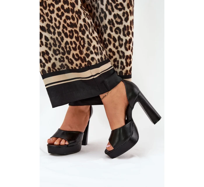 Sandály na podpatku model 209893 Step in style Sandály na podpatku model 209893 Step in style