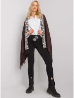 Szalik AT SZ model 21817433 biało brązowy - FPrice Szalik AT SZ model 21817433 biało brązowy - FPrice