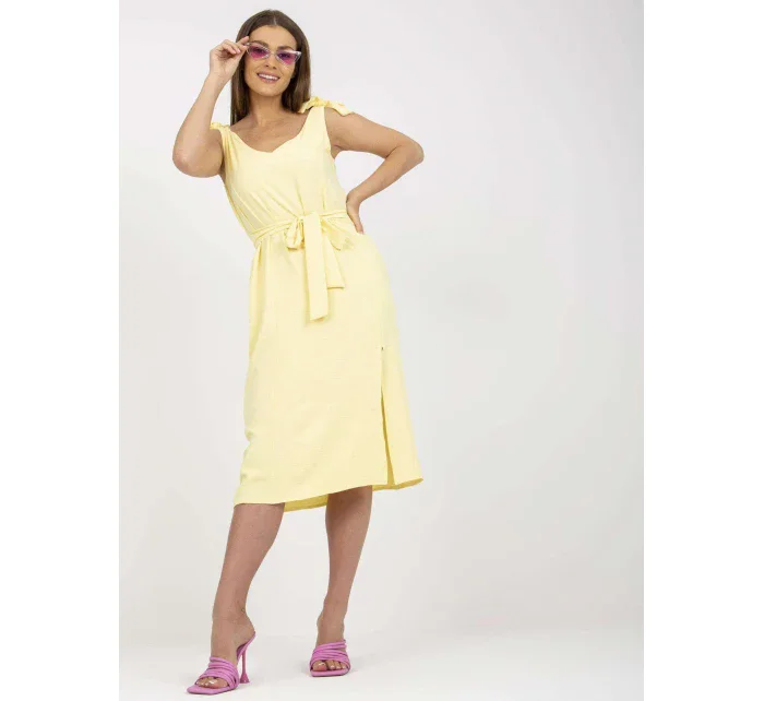 Šaty WN SK 1211.58 světle žlutá