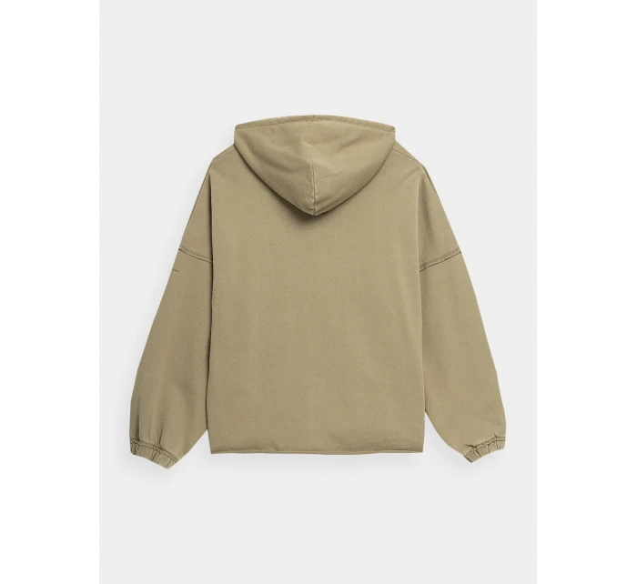 Dámská oversize mikina OTHSS23TSWSF287-48S khaki - Outhorn