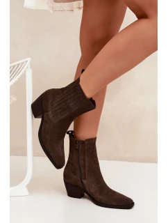 Boty na podpatku  model 220698 Step in style