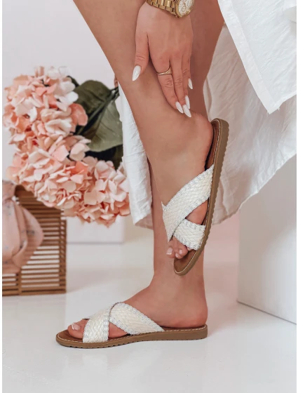 Dámské žabky white model 21989179 - Dstreet
