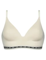 Dámská vyztužená podprsenka bez kostic DIM ICONS PADDED TRIANGLE BRA - DIM - smetanová