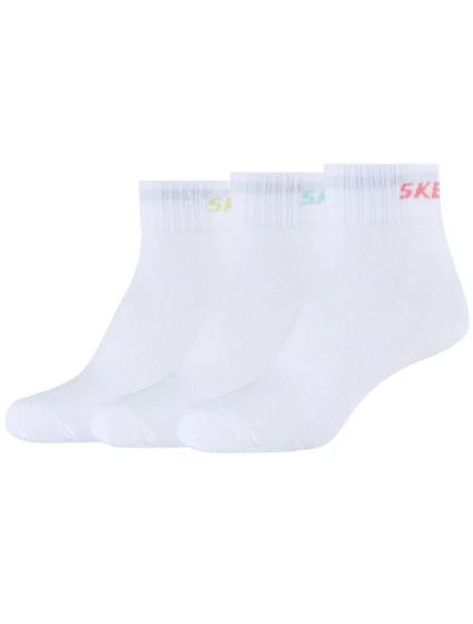 Skechers 3PPK Wm Mesh Ventilation Quarter Socks SK42022-1000 White 35-38 Skechers 3PPK Wm Mesh Ventilation Quarter Socks SK42022-1000 White 35-38
