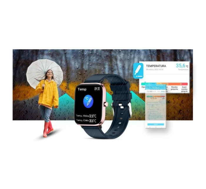 Chytré hodinky Giewont Pink-Green GW230-5