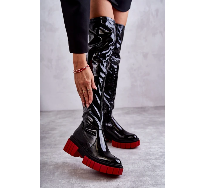 Patentované dámské kozačky Černe Callen Patentované dámské kozačky Černe Callen