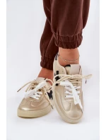 Nízké dámské sportovní boty zlaté model 21685903 - Boto Nízké dámské sportovní boty zlaté model 21685903 - Boto