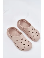 Dámské Pěnové Pantofle Béžové model 21698082 - Boto Dámské Pěnové Pantofle Béžové model 21698082 - Boto