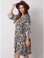 Šaty DHJ SK 21464.99 světle šedá