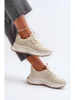 Dámské tenisky HI-POLY SYSTEM Big Star Béžová Dámské tenisky HI-POLY SYSTEM Big Star Béžová