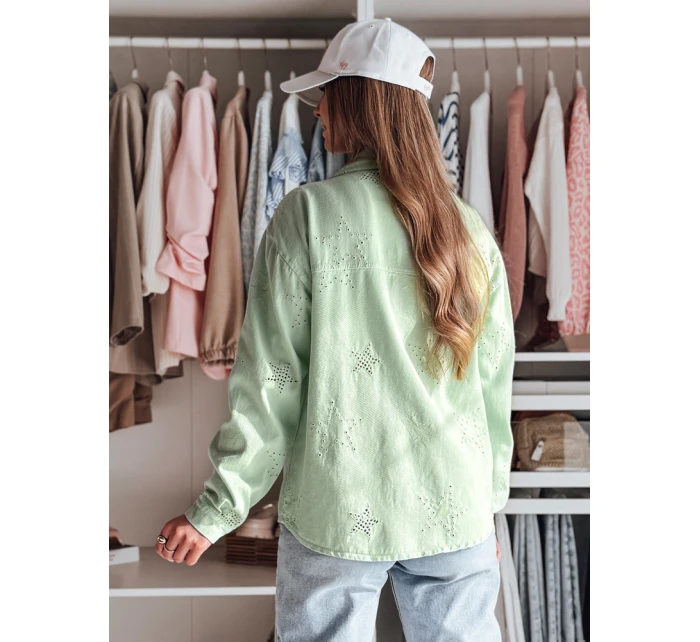 Dámská přechodná bunda jedné velikosti Star mint Dstreet model 21986532 - FashionStreet Dámská přechodná bunda jedné velikosti Star mint Dstreet model 21986532 - FashionStreet