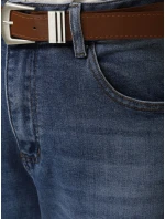 Dámské džínové kalhoty s páskem FashionStreet UY2885