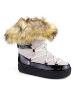 Šněrovací sněhule na platformě s kožešinou Vinceza W JAN262 beige Šněrovací sněhule na platformě s kožešinou Vinceza W JAN262 beige