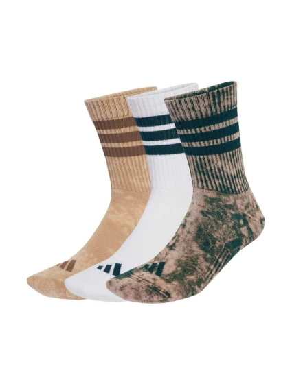 Adidas Stonewash Crew 3 páry ponožek s 3 pruhy JX5531 Adidas Stonewash Crew 3 páry ponožek s 3 pruhy JX5531