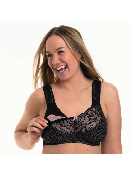 Miss podprsenka na kojení Full Cup černá model 19724877 - Anita Maternity Miss podprsenka na kojení Full Cup černá model 19724877 - Anita Maternity