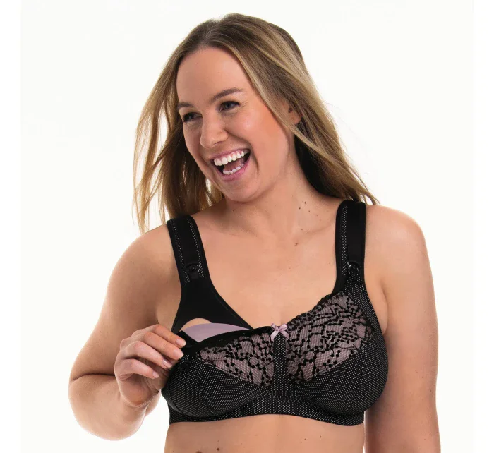 Miss podprsenka na kojení Full Cup černá model 19724877 - Anita Maternity Miss podprsenka na kojení Full Cup černá model 19724877 - Anita Maternity