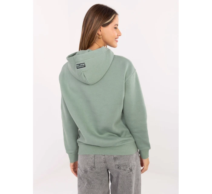 Mikina D10608BC02802A3NO pistácie