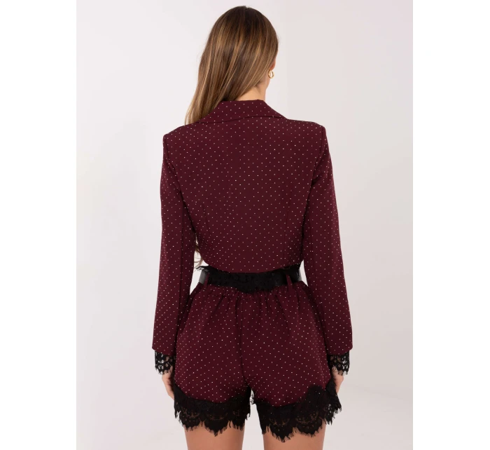 IT SN šortky FL9965.88 tmavě červená IT SN šortky FL9965.88 tmavě červená