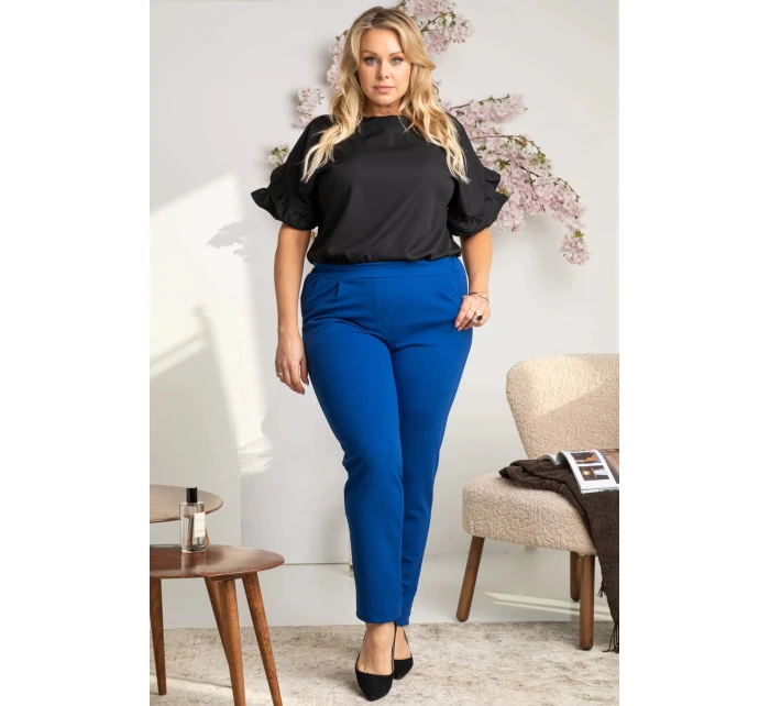 Dámské kalhoty  modrá  model 18201517 - Karko