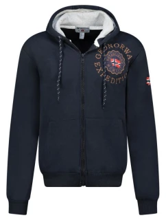 Pánská mikina Geganto DB 100 M WZ3025H/GN Tmavě modrá vzor - Geographical Norway