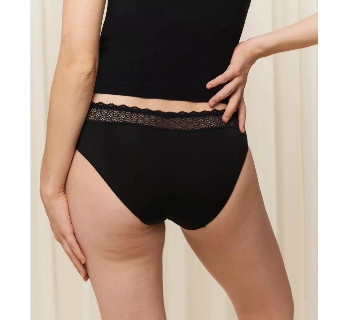 Dámské kalhotky Feel of Modal Tai 2P - BLACK - černé 0004 - TRIUMPH