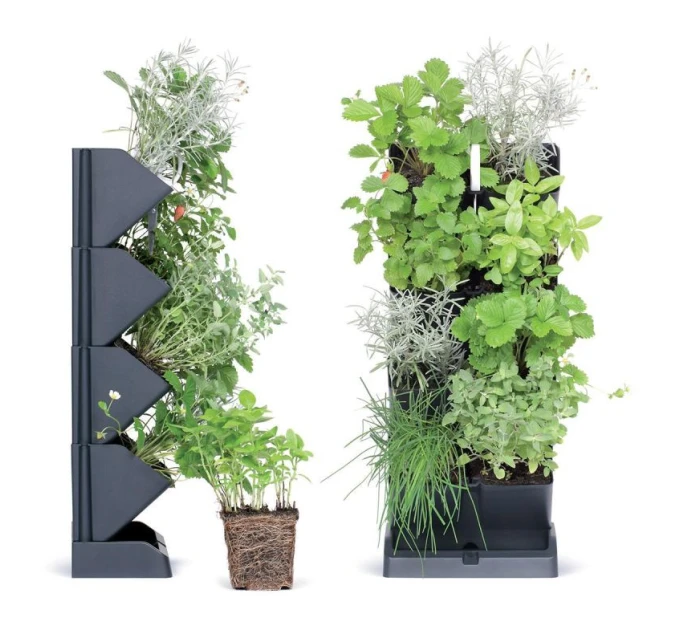 VERTIKÁLNÍ ZAHRADNÍ KVĚTINY STOJÍCÍ ANTHRACITE dětské