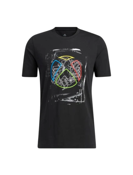 Adidas Donovan Mitchell X XBOX pánské tričko černé - HE4904 pánské Adidas Donovan Mitchell X XBOX pánské tričko černé - HE4904 pánské