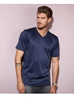 JN Pánské sportovní tričko s výstřihem do V 02.0 black model 22413736 - Daiber
