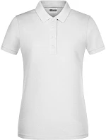 Dámské piqué polo z bio bavlny 02. white model 22534193 - Daiber