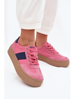 Dámské semišové tenisky Big Star TT274164 Růžové