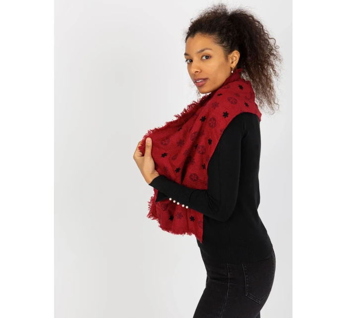 Dámský šátek AT CH 23505 1.55 tmavě červený Dámský šátek AT CH 23505 1.55 tmavě červený