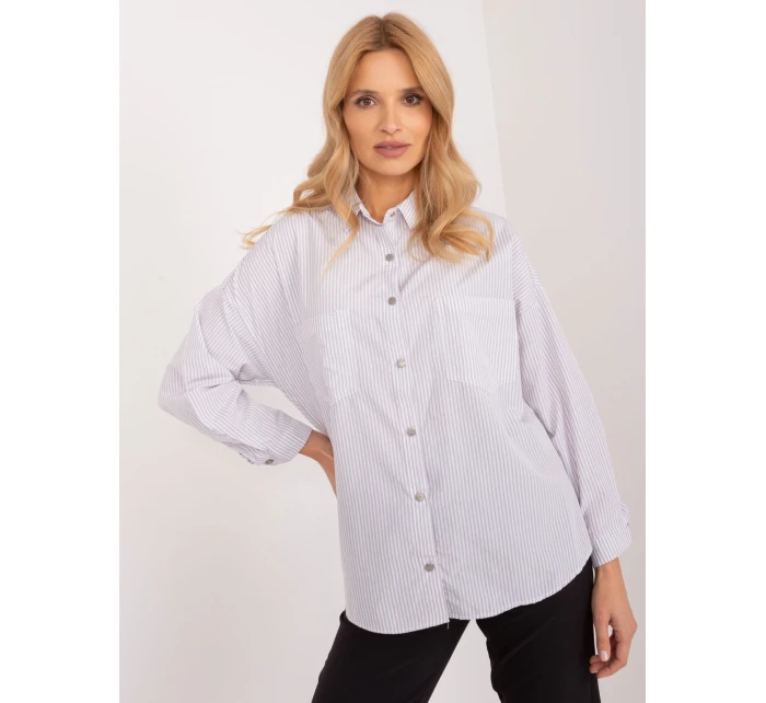 Košile BP KS 1012.25 bílá šedá