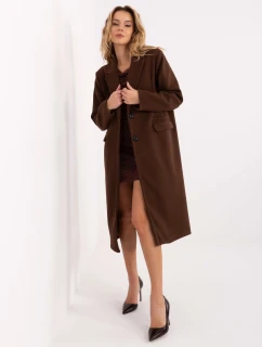 Płaszcz IT PL model 21755231 ciemny brązowy - FPrice