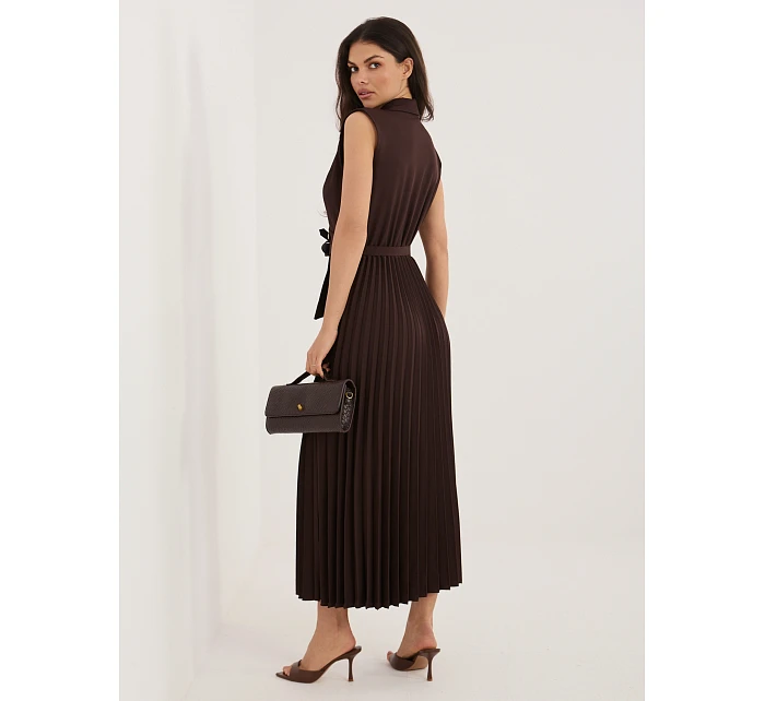 Šaty IT SK 21558.03 tmavě hnědé