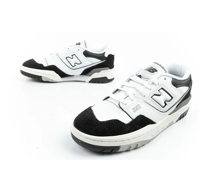 New Balance 550 sportovní boty mládež kožené tenisky módní černé bílé dětské
