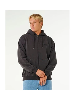 Pánská mikina RIP CURL Surf Puff Zip Thru, černá