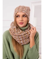 Dámský fleecový set 4 Seasons K263 camel+white Dámský fleecový set 4 Seasons K263 camel+white