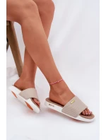 Dámské Pantofle Big Star RR274A102 Béžové Dámské Pantofle Big Star RR274A102 Béžové