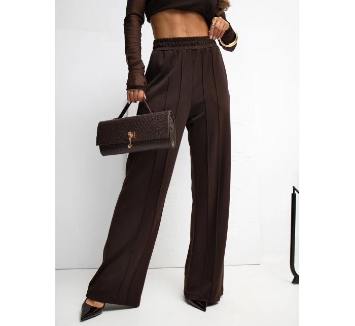 Spodnie dresowe RV DR model 21777678 ciemny brązowy - FPrice Spodnie dresowe RV DR model 21777678 ciemny brązowy - FPrice